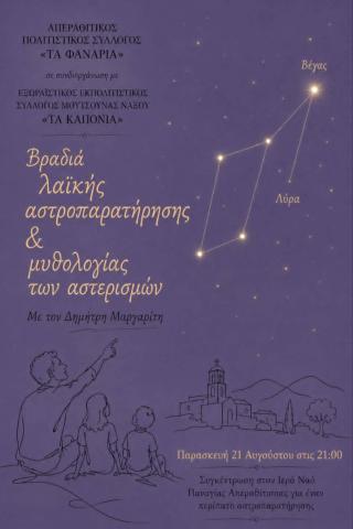 Αστροπαρατήρηση στην Απείρανθο